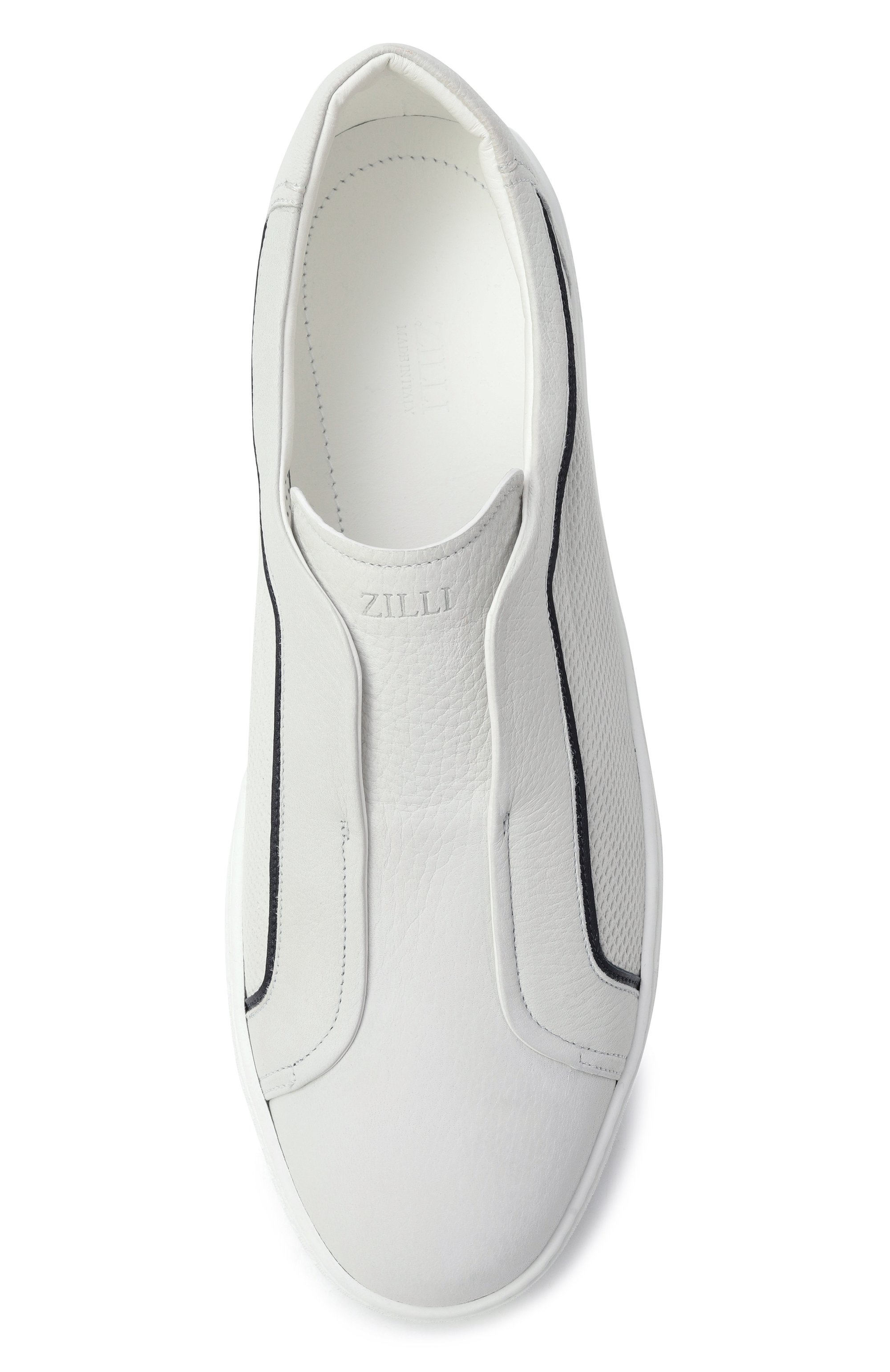 Кожаные кеды ZILLI, арт. H0208AM1961VSTZ01, фото 6