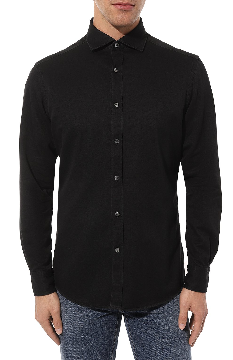 Хлопковая рубашка ZEGNA, арт. UCX13A6/SRF6, фото 3