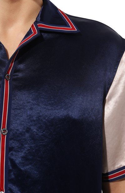 Рубашка из вискозы и льна GUCCI, арт. 568300 ZABX9, фото 5