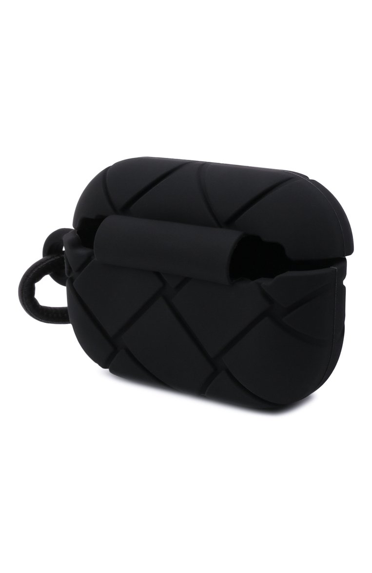 Чехол для airpods pro BOTTEGA VENETA черного цвета, арт. 670190/V0EY1 | Фото 3 (Материал: Пластик; Региональные ограничения белый список (Axapta Mercury): Не проставлено; Нос: Не проставлено)