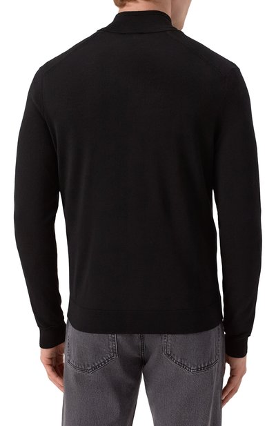 Шерстяной кардиган BOGNER черного цвета по цене 37700 руб., арт. 88589785, фото 4 Шерстяной кардиган BOGNER, арт. 88589785, фото 4