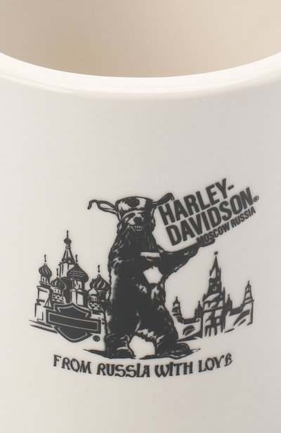Кружка HARLEY-DAVIDSON белого цвета по цене 3360 руб., арт. CMCUS04, фото 4 Кружка HARLEY-DAVIDSON, арт. CMCUS04, фото 4