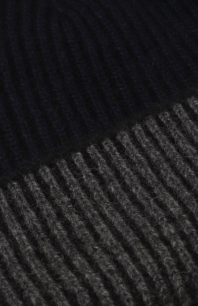 Кашемировая шапка ZEGNA темно-синего цвета по цене 61550 руб., арт. BNI/UEAT02A8, фото 3 Кашемировая шапка ZEGNA, арт. BNI/UEAT02A8, фото 3