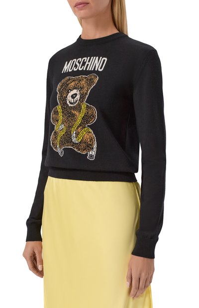 Шерстяной пуловер MOSCHINO, арт. V0934/5500, фото 3