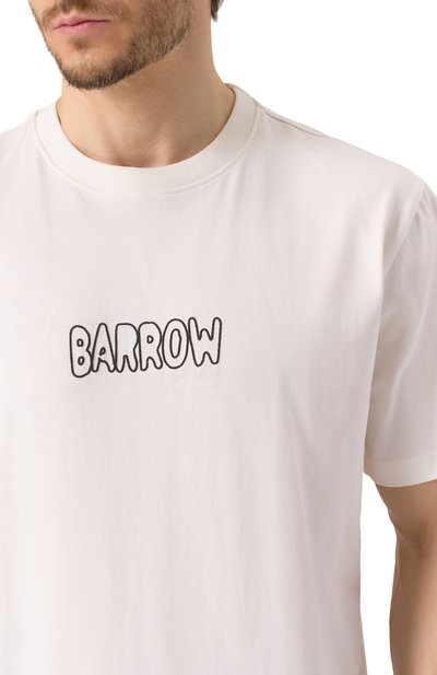 Хлопковая футболка BARROW, арт. S5BWMATH053, фото 5