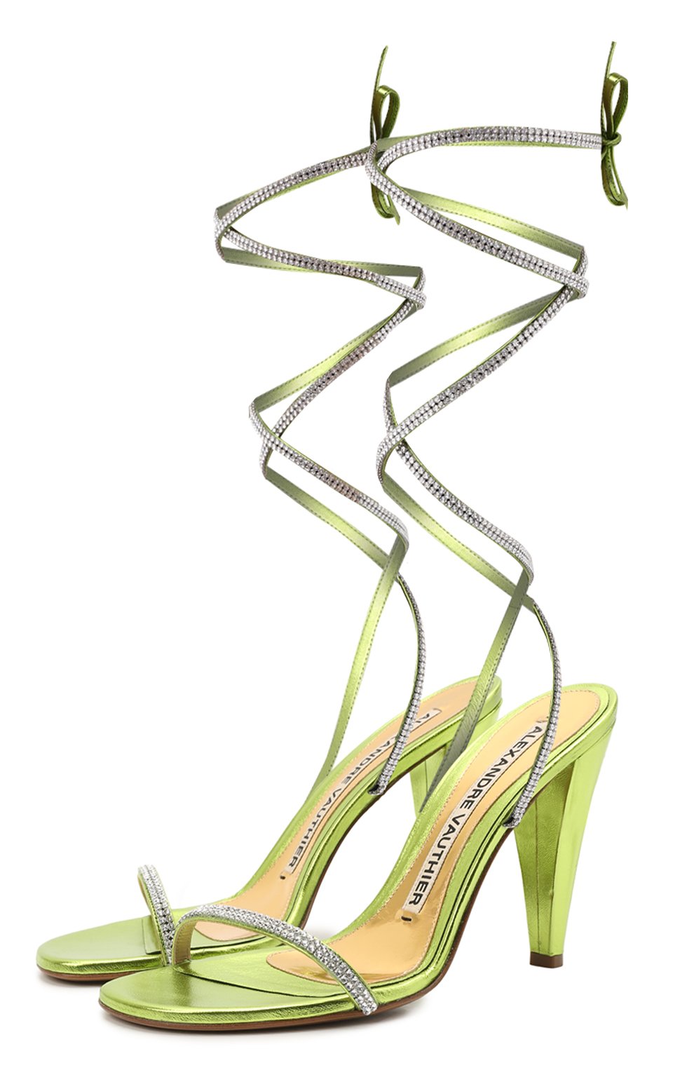 Кожаные босоножки amina ALEXANDRE VAUTHIER, арт. AMINASANDALCR, фото 1