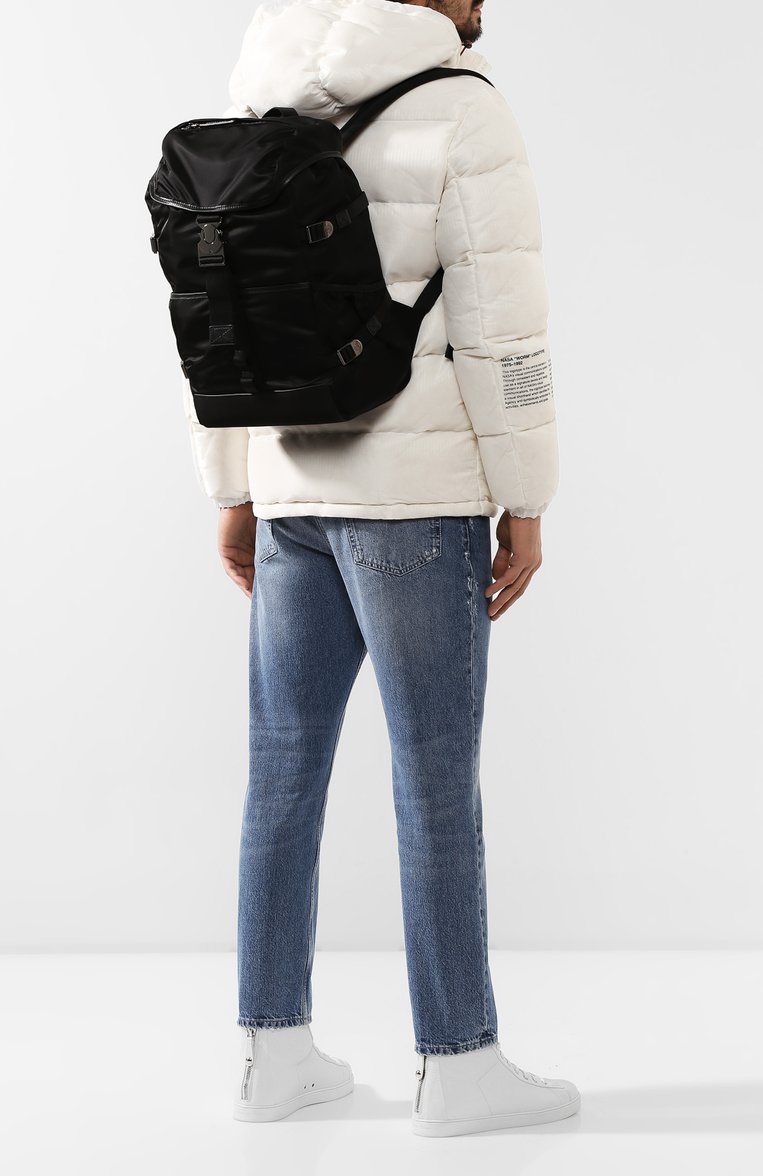 Мужской текстильный рюкзак rhone MONCLER черного цвета, арт. E2-09A-00639-00-02S1L | Фото 2 (Материал: Текстиль; Статус проверки: Проверена категория, Проверено; Размер: large; Стили: Кэжуэл)