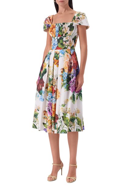 Хлопковое платье DOLCE & GABBANA, арт. F6TVKT/HS5TR, фото 3