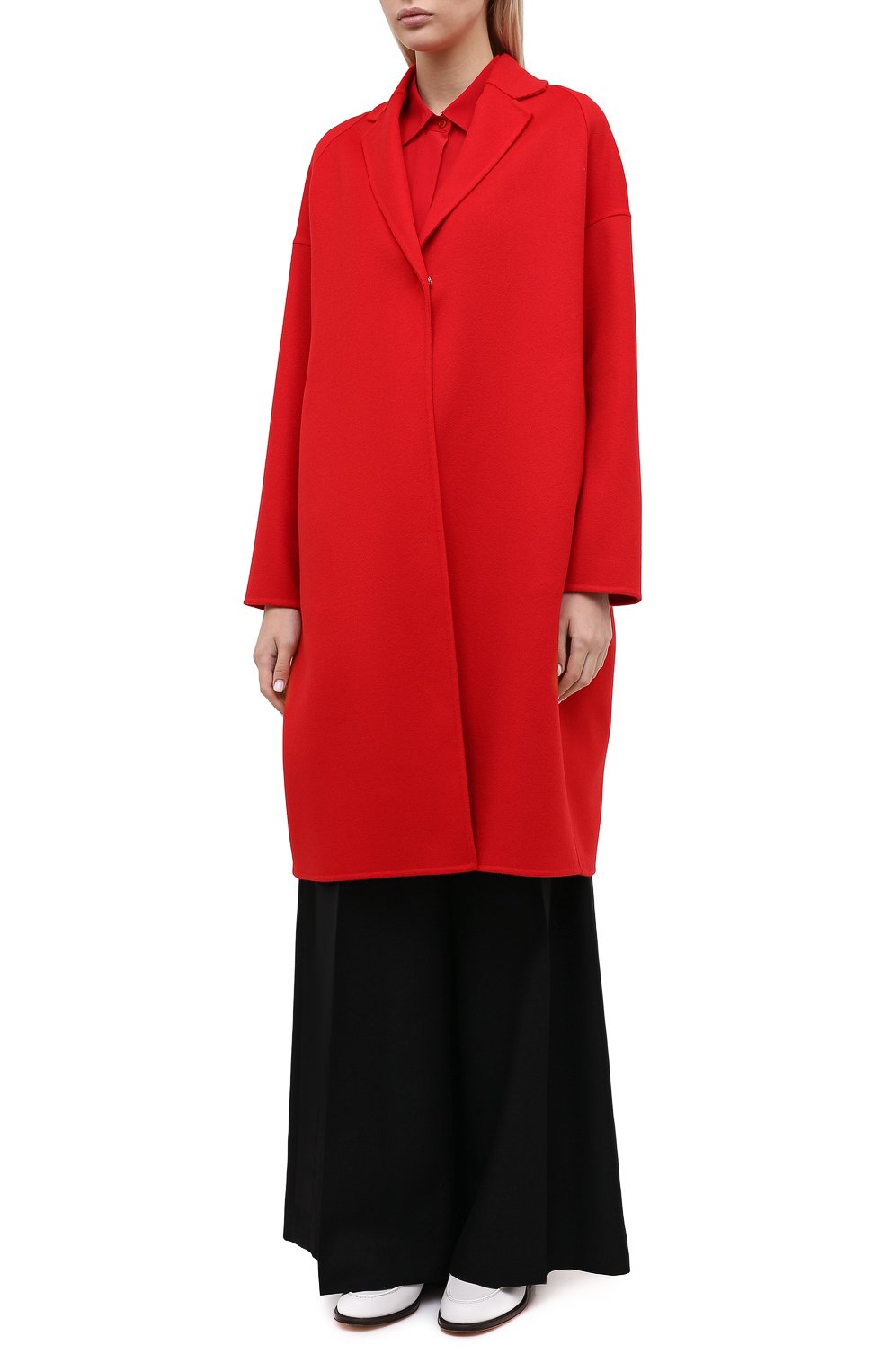 Шерстяное пальто STELLA MCCARTNEY красного цвета по цене 193000 руб., арт. 573928/SPB05, фото 4 Шерстяное пальто STELLA MCCARTNEY, арт. 573928/SPB05, фото 4