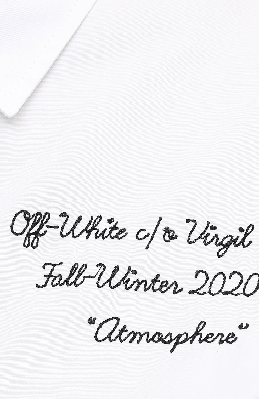 Хлопковое платье OFF-WHITE, арт. 0WDB216E20FAB0030110, фото 5