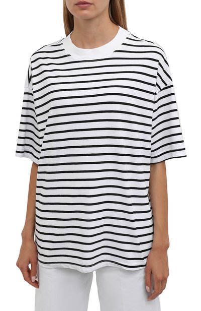 Хлопковая футболка ELECTRIC AND ROSE, арт. LFTP24-STRIPE, фото 3