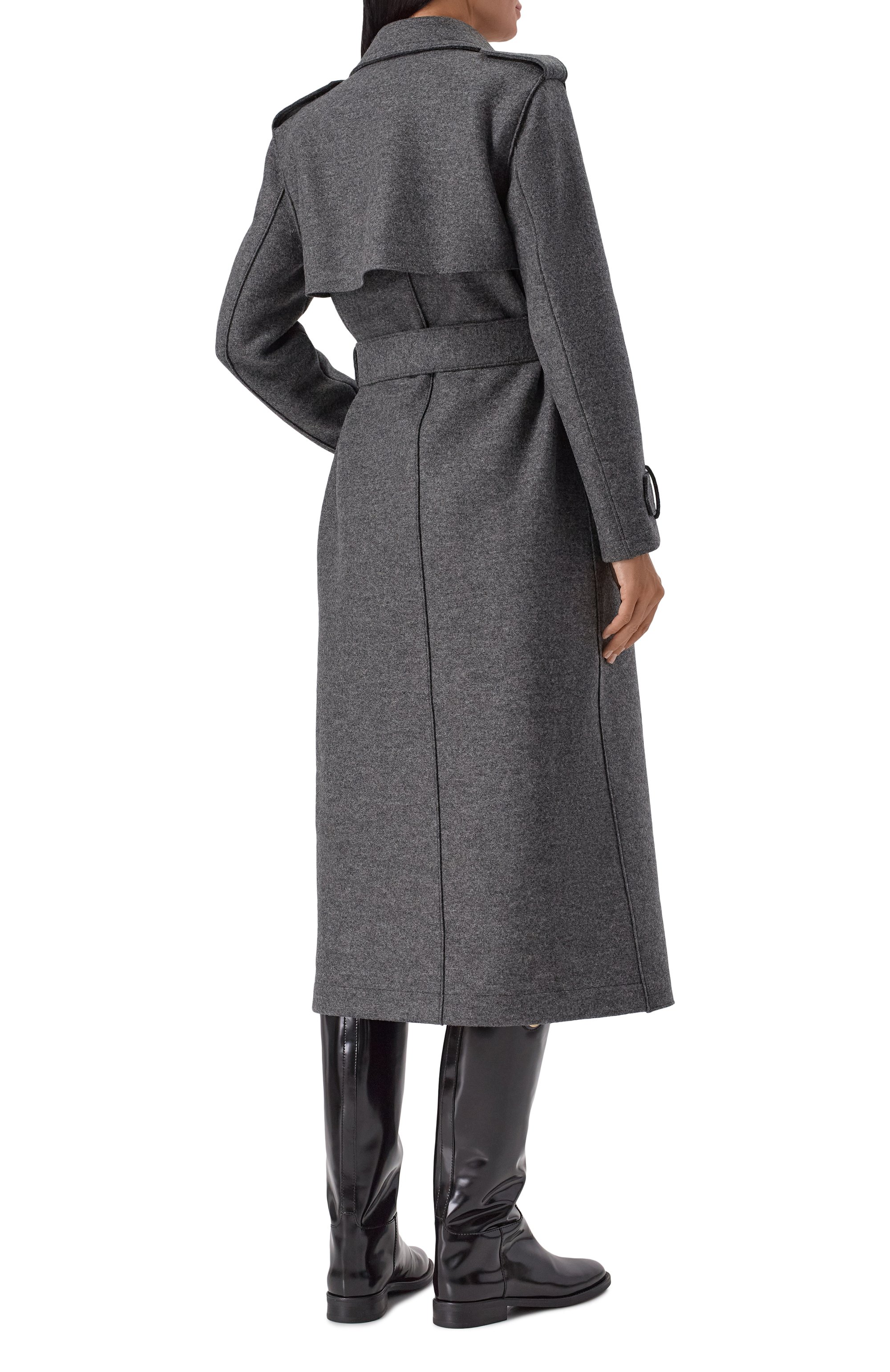 Шерстяное пальто HARRIS WHARF LONDON, арт. AA1343MLK-Y, фото 4