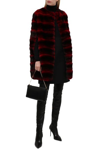 Шуба без рукавов из шиншиллы VALENTINO, арт. SF3FJ18021F, фото 2