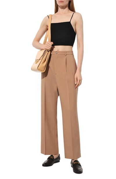 Брюки GUCCI бежевого цвета по цене 113000 руб., арт. 679335 ZAFAP, фото 2 Брюки GUCCI, арт. 679335 ZAFAP, фото 2
