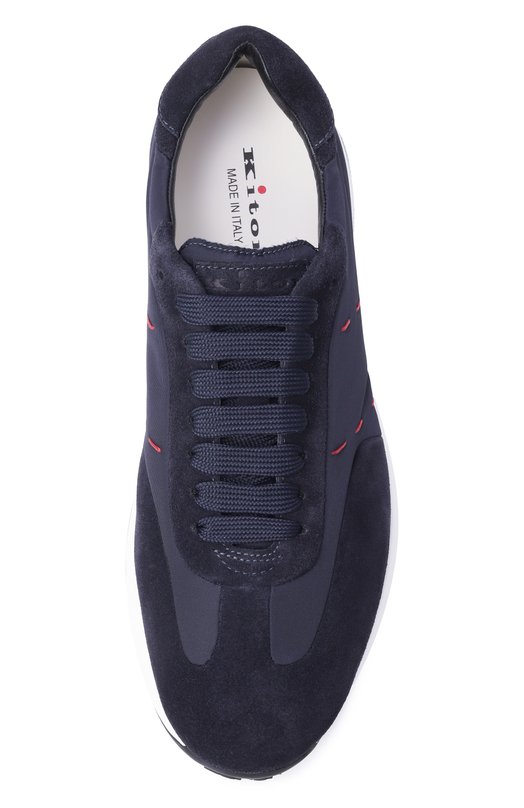 Комбинированные кроссовки Kiton USSA374N0133302 Синий  USSA374N0133302 Фото 6