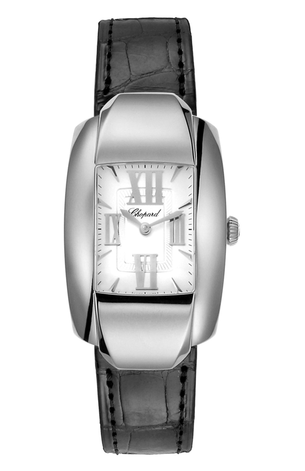 Женские часы la strada CHOPARD бесцветного цвета, арт. 419255-1001 | Фото 1 (Механизм: Кварц; Региональные ограничения белый список (Axapta Mercury): Не проставлено; Нос: Не проставлено; Цвет циферблата: Серебристый; Материал корпуса: Белое золото)