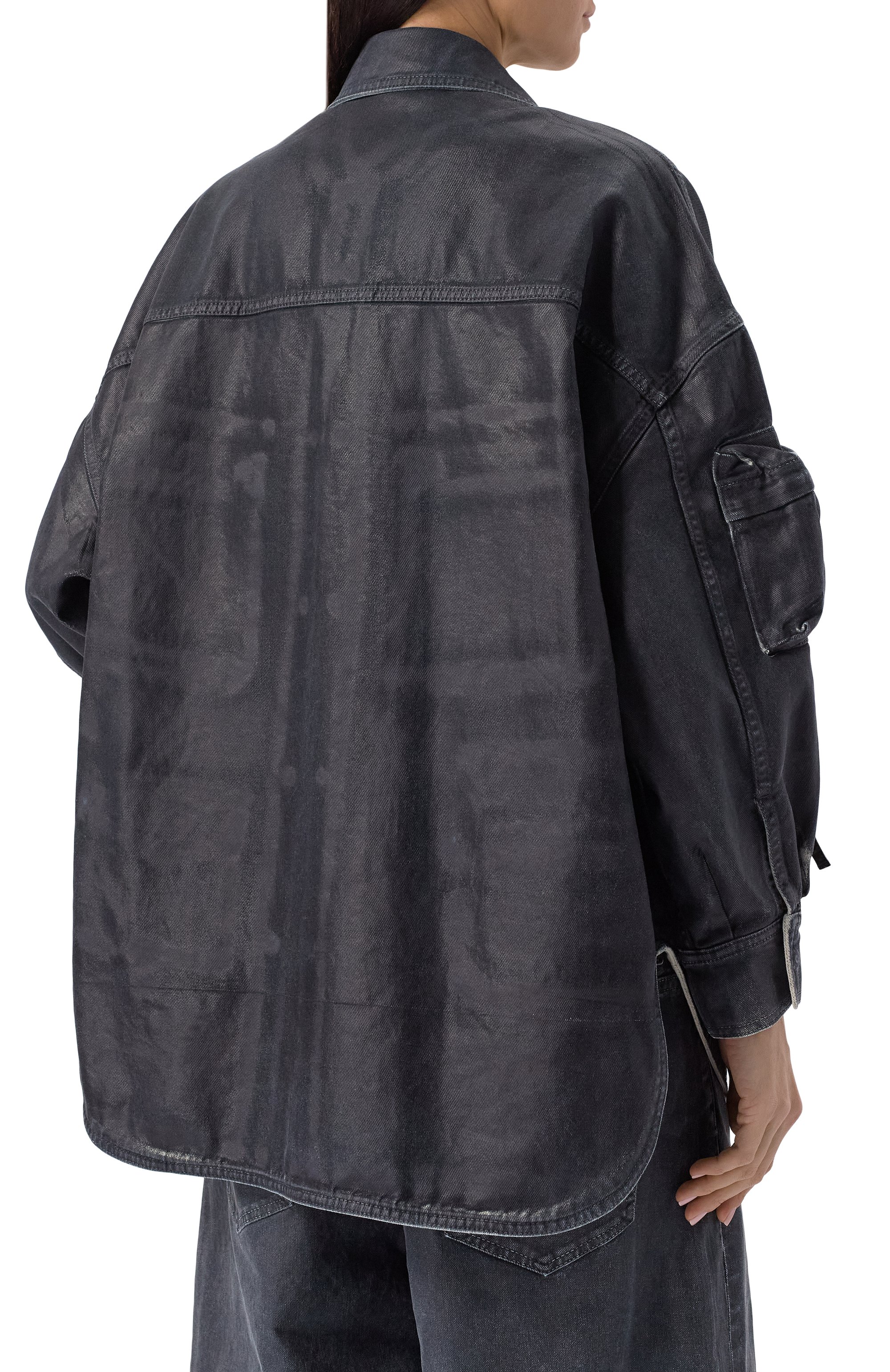 Джинсовая куртка THE ATTICO, арт. 250WCB00048/DDD100AA, фото 4