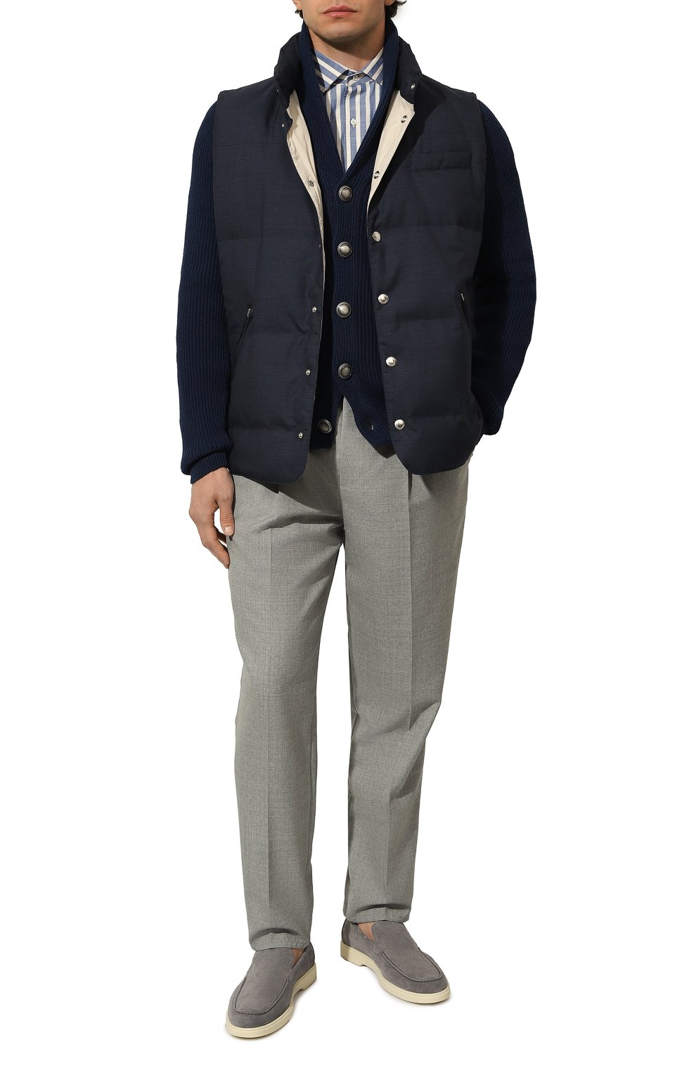 Пуховый жилет BRUNELLO CUCINELLI, арт. MB4071716, фото 2