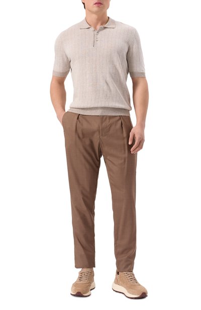 Поло изо льна и хлопка GRAN SASSO, арт. 57116/18659, фото 2