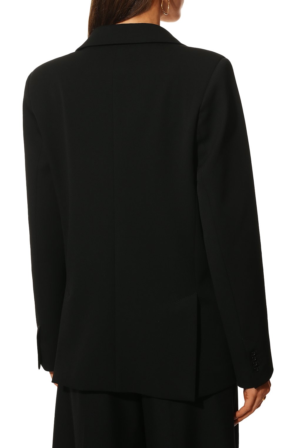 Жакет YULIAWAVE черного цвета по цене 35000 руб., арт. JT004/00057/SS21, фото 4 Жакет YULIAWAVE, арт. JT004/00057/SS21, фото 4