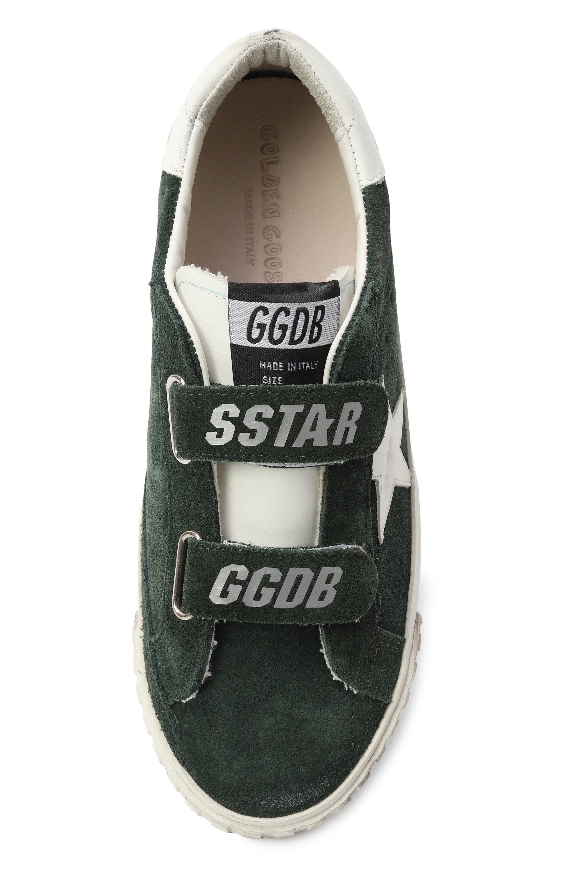 Замшевые кеды old school GOLDEN GOOSE DELUXE BRAND, арт. GTF00847.F006904, фото 4