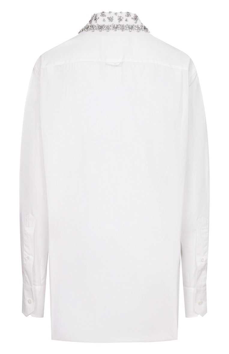 Хлопковая рубашка PRADA, арт. P451DR-1UKW-F0009-192, фото 2
