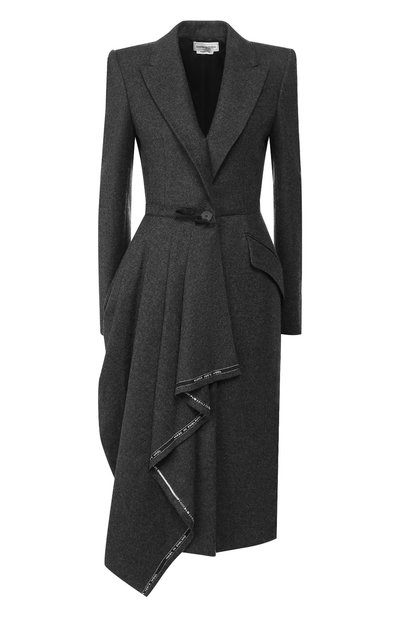 Женское шерстяное пальто ALEXANDER MCQUEEN, арт. 594017/QJAAN