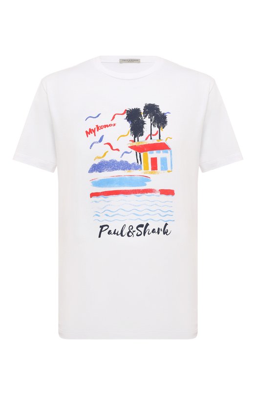 

Хлопковая футболка Paul&Shark, Белый