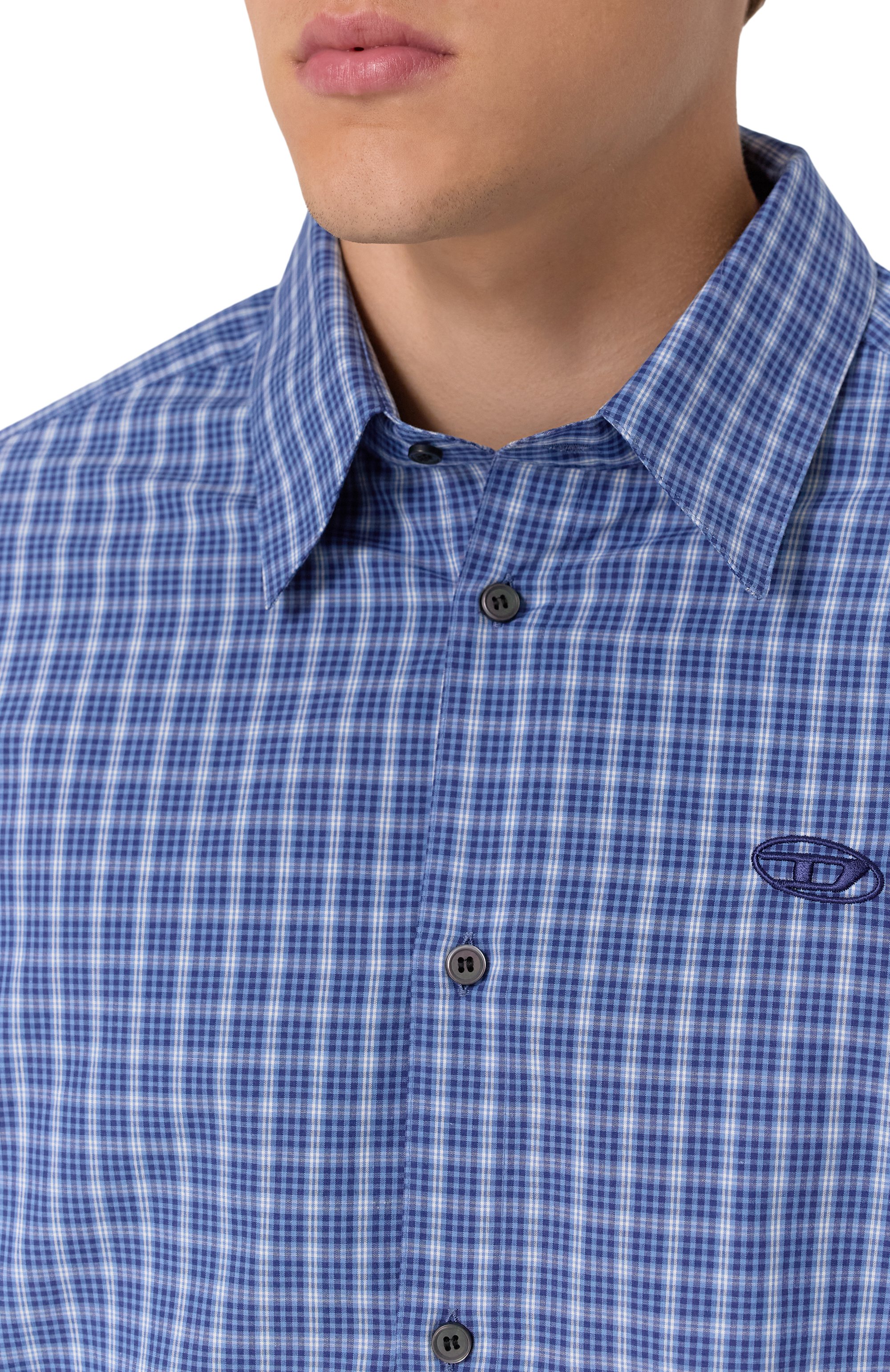 Хлопковая рубашка DIESEL, арт. A19437/0DLBV, фото 5