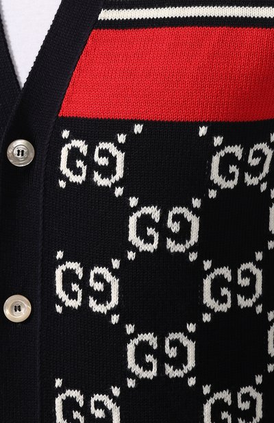 Хлопковый кардиган GUCCI, арт. 523048/X9I07, фото 5