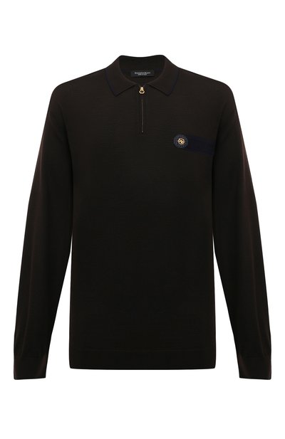 Поло с отделкой из кожи аллигатора STEFANO RICCI, арт. K606312AZ1/F22465, фото 1