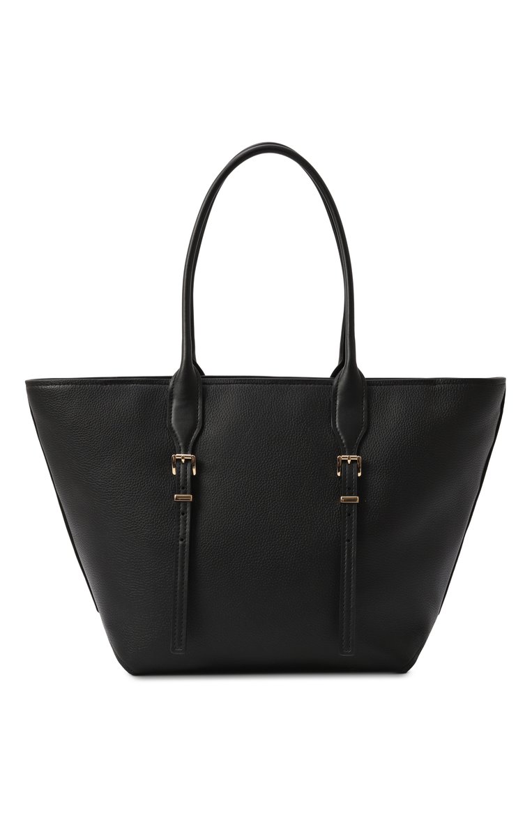 Женская сумка-тоут moore MICHAEL MICHAEL KORS черного цвета, арт. 30R5G90T7L | Фото 6 (Материал сплава: Проставлено; Драгоценные камни: Проставлено; Размер: medium; Материал: Натуральная кожа)