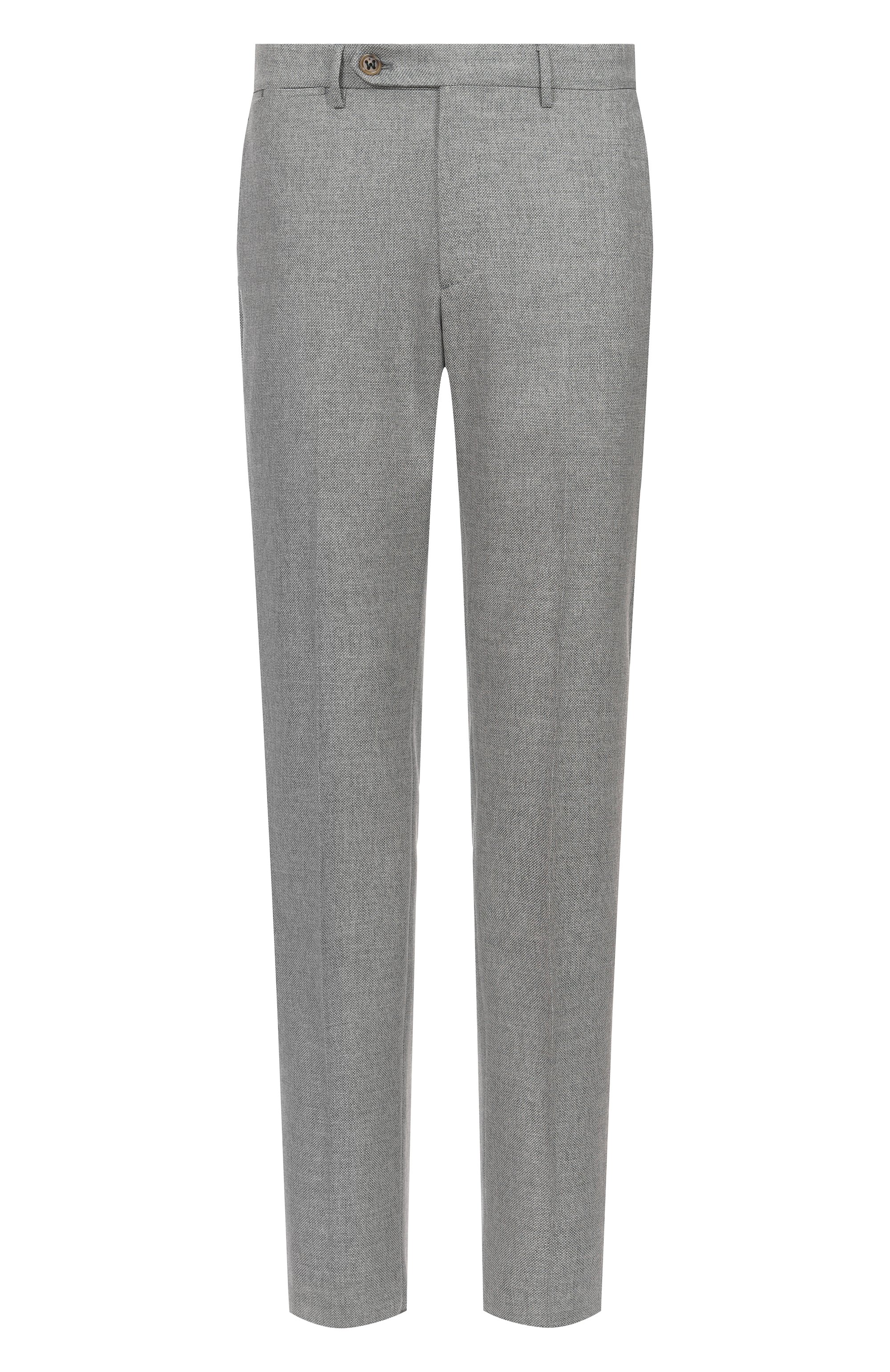 Брюки из шерсти и хлопка BERWICH, арт. VULCAN0195ZIP/GB1678, фото 1