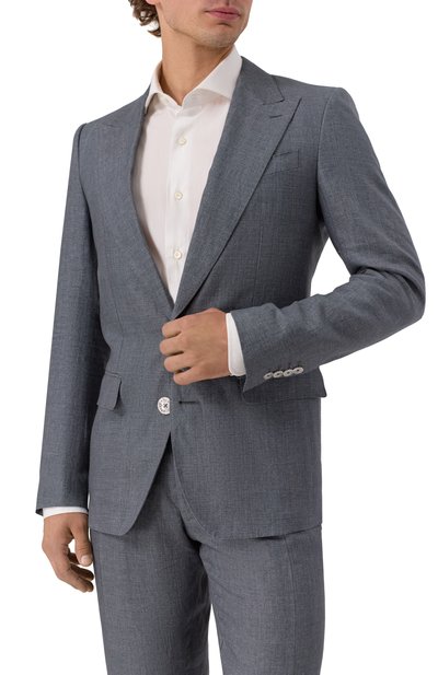 Льняной пиджак DOLCE & GABBANA, арт. G2QS6T/FU4MF, фото 4