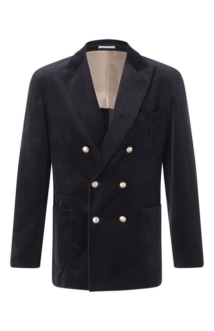 Мужской бархатный пиджак BRUNELLO CUCINELLI, арт. ML4797BBDE