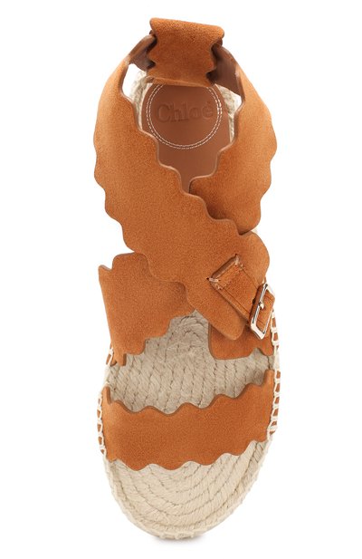 Замшевые сандалии lauren CHLOÉ, арт. CHC19U19118, фото 5