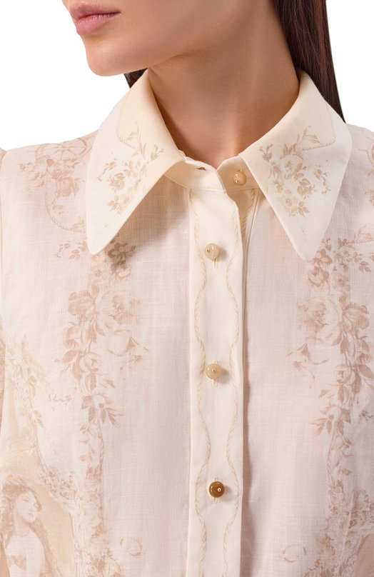 Блузка Zimmermann 4368TC26R Кремовый  4368TC26R Фото 5