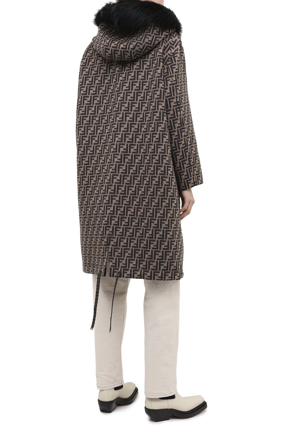 Шерстяная парка FENDI, арт. FF8581 A5HD, фото 4
