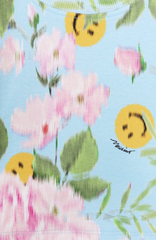 Хлопковая футболка Moschino 3