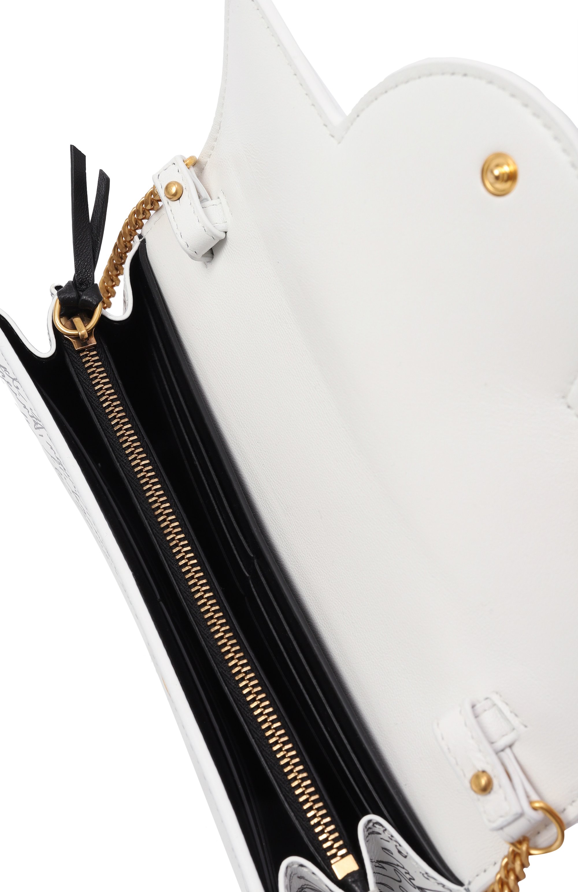 Сумка b-buzz BALMAIN черно-белого цвета по цене 109000 руб., арт. EN10N197/LCLL, фото 5 Сумка b-buzz BALMAIN, арт. EN10N197/LCLL, фото 5