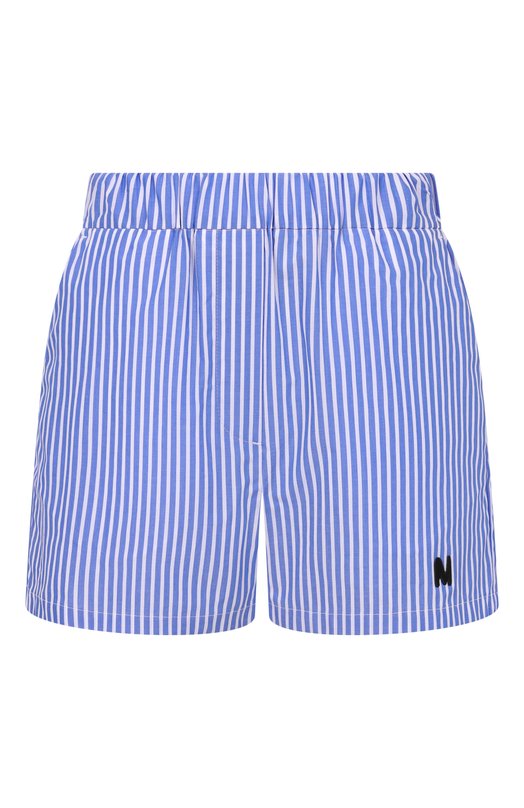 Хлопковые шорты MSGM 4041MDB11X/267129 Голубой 4041MDB11X/267129