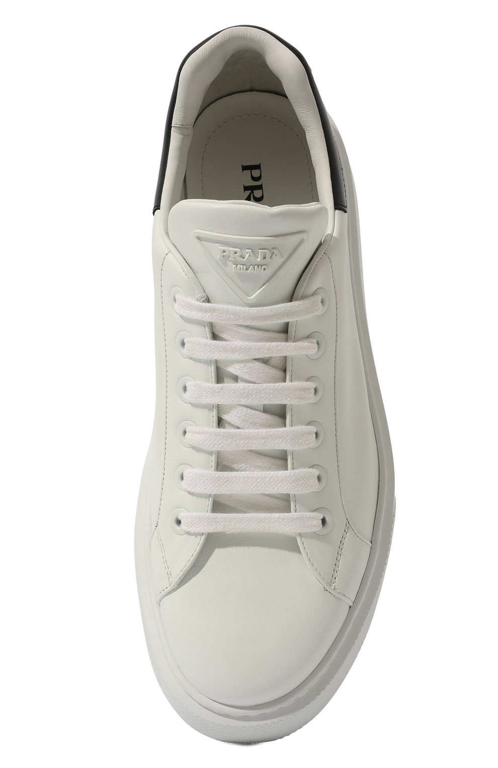 Кожаные кеды PRADA, арт. 4E3583-3G4I-F0964, фото 6