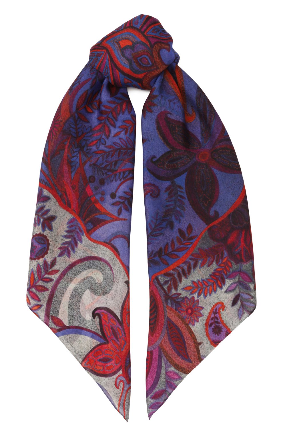 Шелковый платок орнамент цветы GOURJI, арт. T26AZB7VI1, фото 1