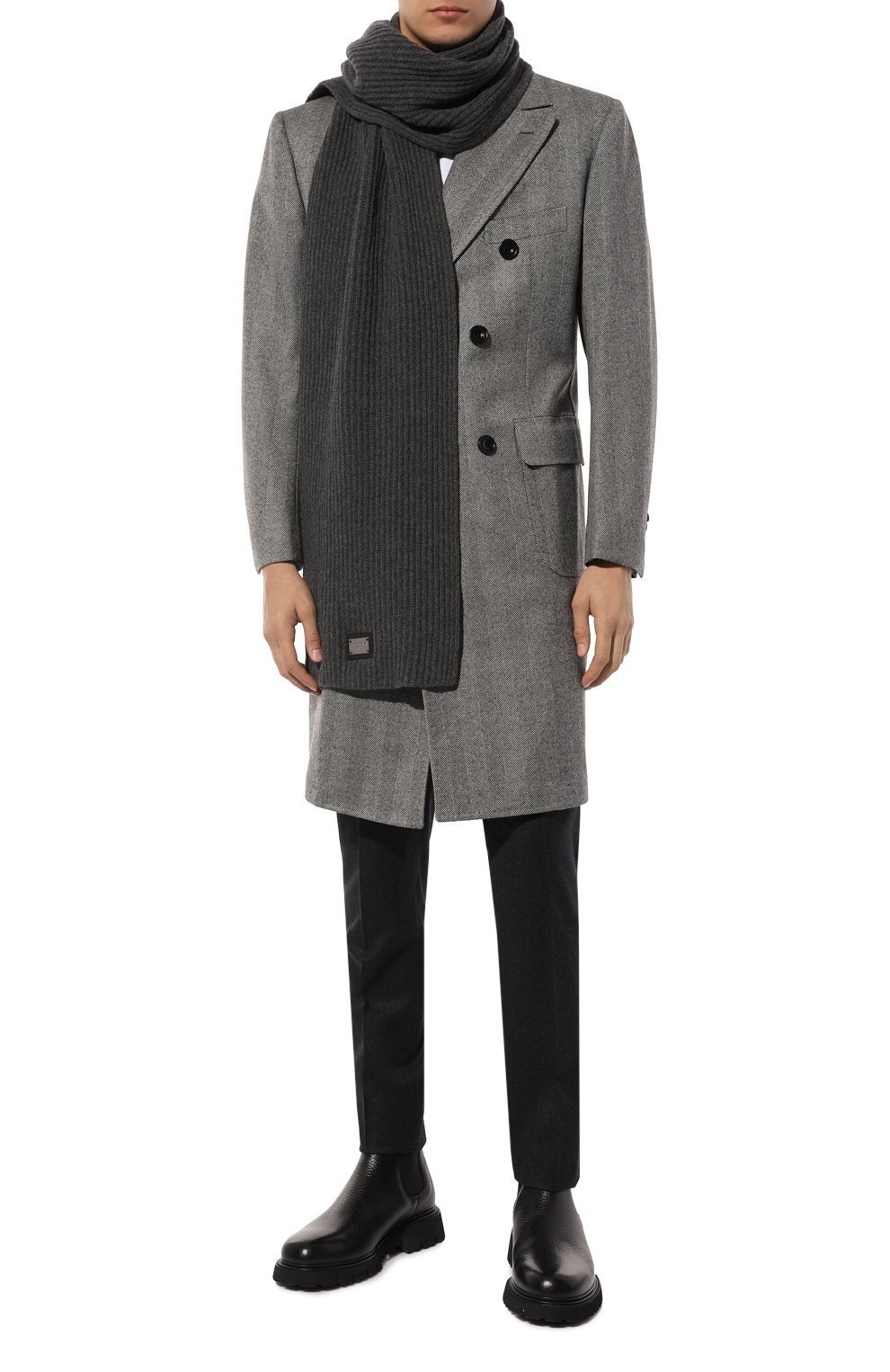 Шарф из шерсти и кашемира DOLCE & GABBANA, арт. GXK64T/JEMQ5, фото 2