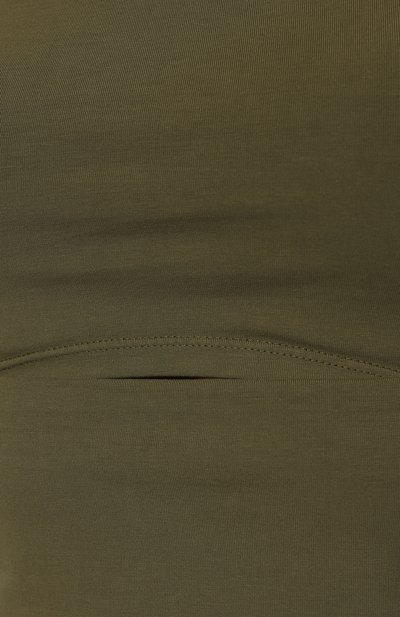 Хлопковый топ DEHA хаки цвета по цене 5665 руб., арт. A00104, фото 5 Хлопковый топ DEHA, арт. A00104, фото 5