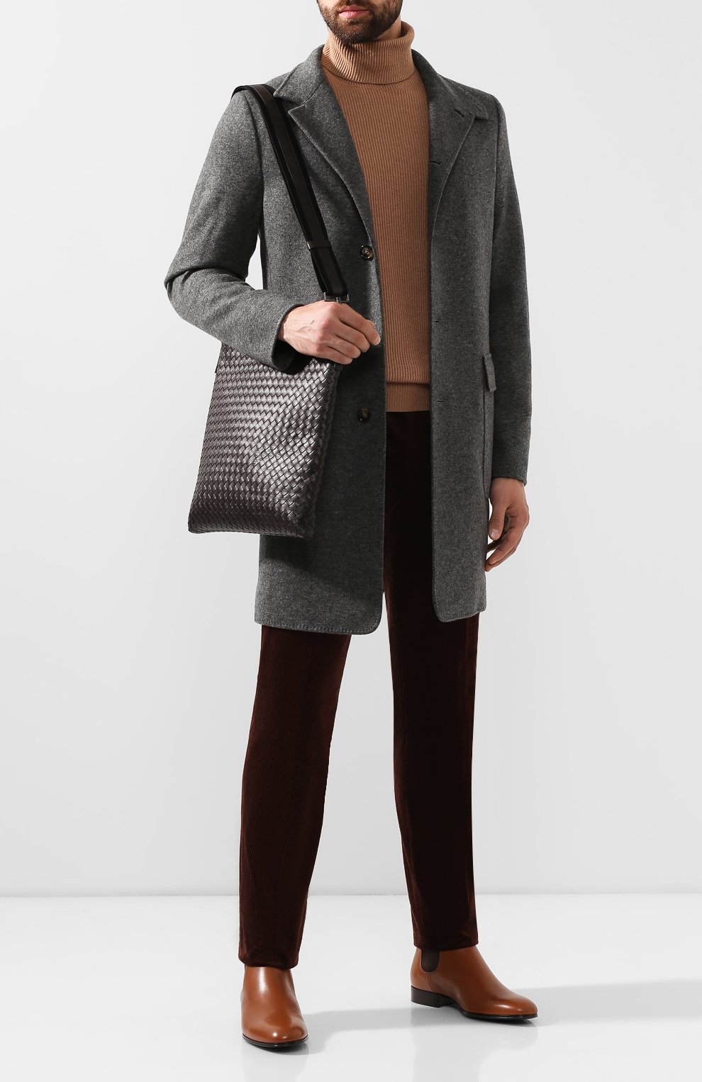 Кожаная сумка-планшет BOTTEGA VENETA, арт. 276356/V465C, фото 2