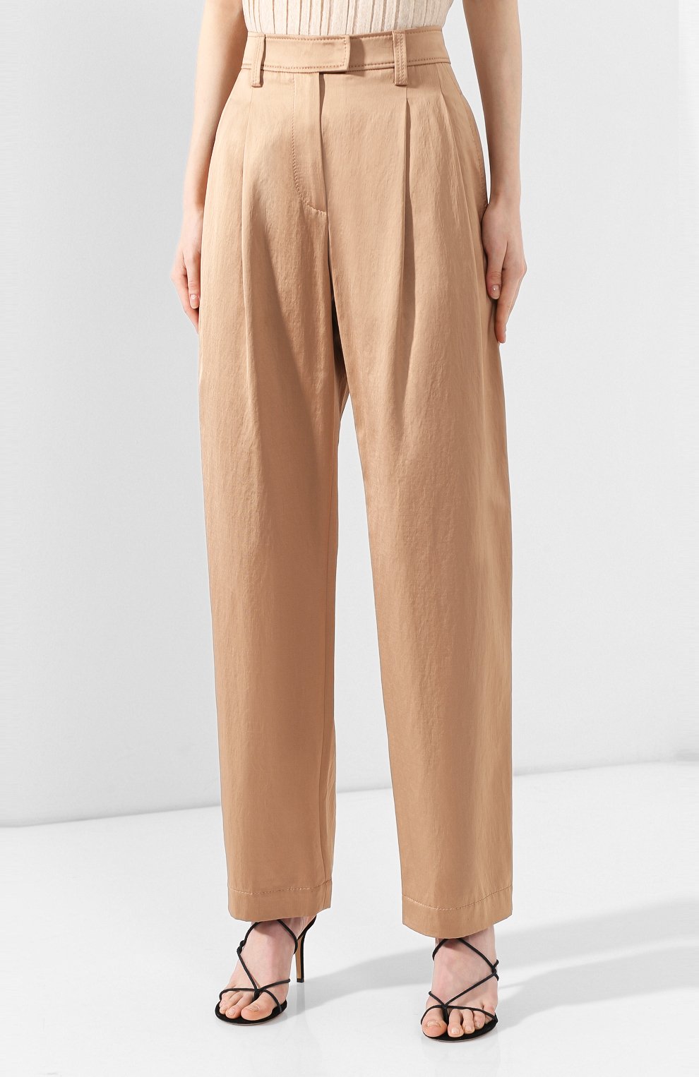 Брюки из смеси вискозы и хлопка BRUNELLO CUCINELLI, арт. M0H86P7237, фото 3