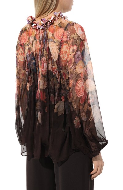 Шелковая блузка ZIMMERMANN, арт. 3825TF231, фото 4