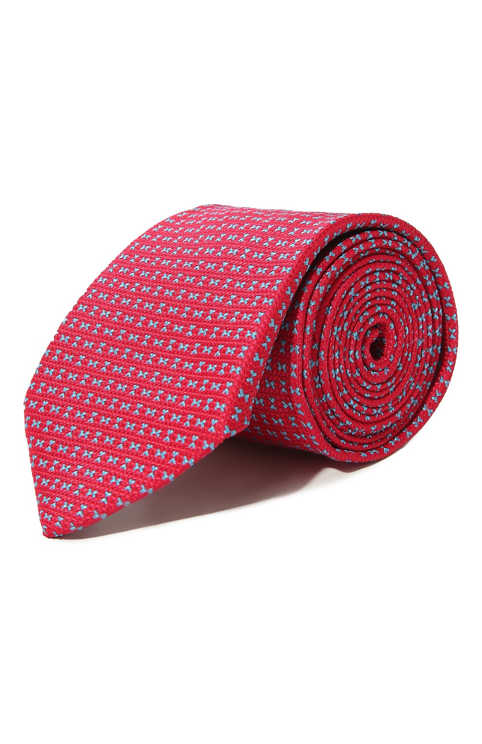 Шелковый галстук BROUBACK красного цвета по цене 5995 руб., арт. TIE 8CM/15GG, фото 1 Шелковый галстук BROUBACK, арт. TIE 8CM/15GG, фото 1