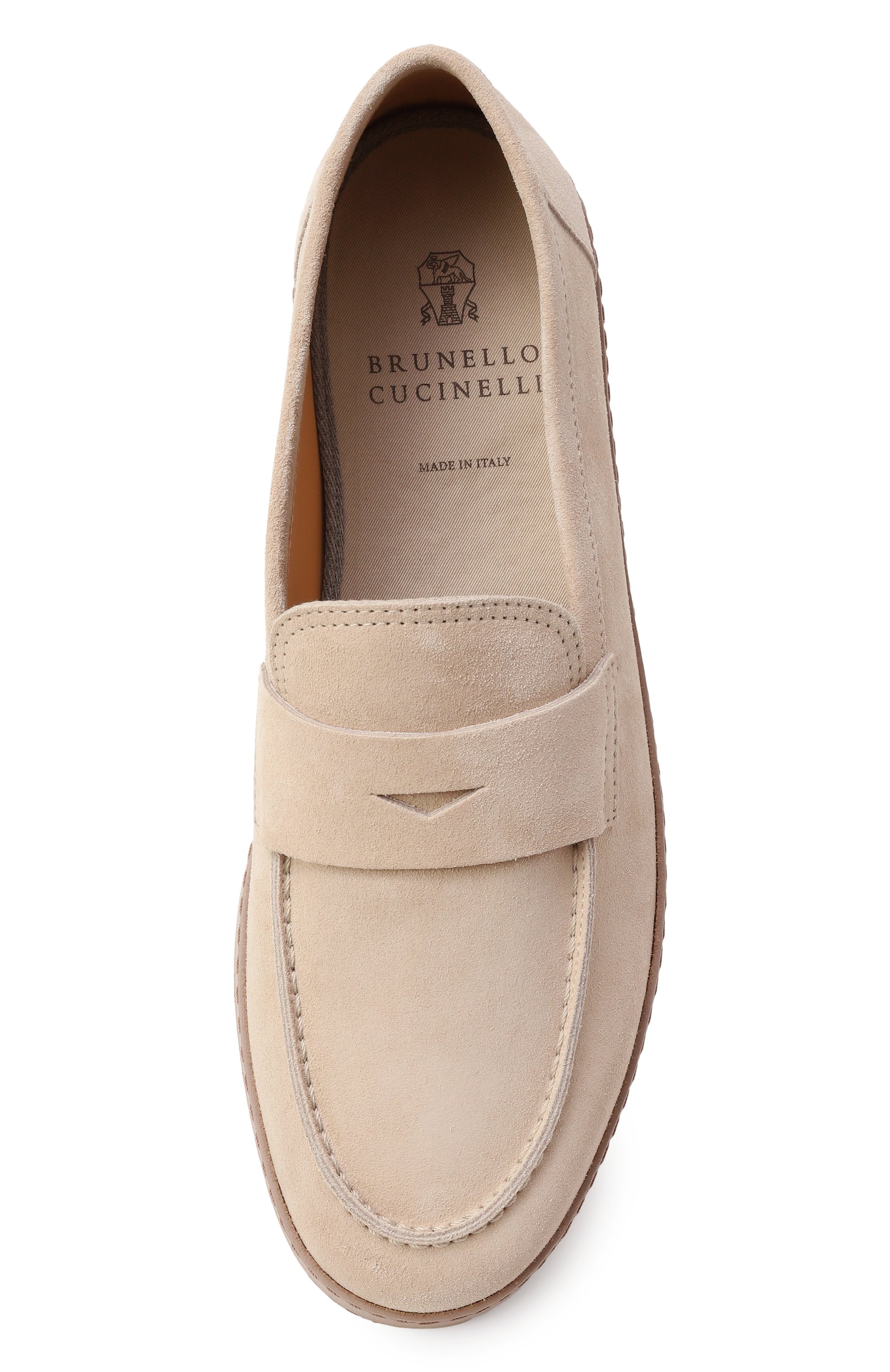 Замшевые пенни-лоферы BRUNELLO CUCINELLI, арт. MPUSILS725, фото 6